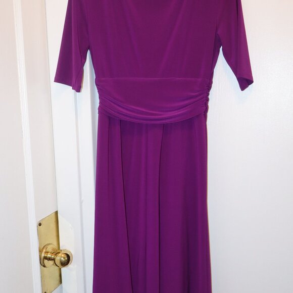 Chaps Faux Knot Tea-Length Dress - Picture 3 of 5
